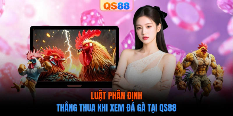 Luật phân định thắng thua khi xem đá gà tại QS88